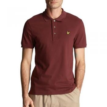 Lyle & Scott T-Shirts & Poloshirts SP400VOG POLO-Z562 BURGUNDY