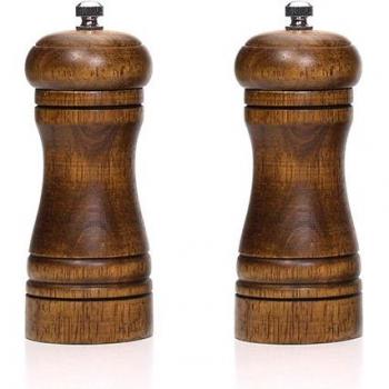 Wooden Salt and Pepper Mill Set
