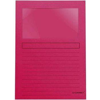 Classificador Q-Connect A4 Rosa