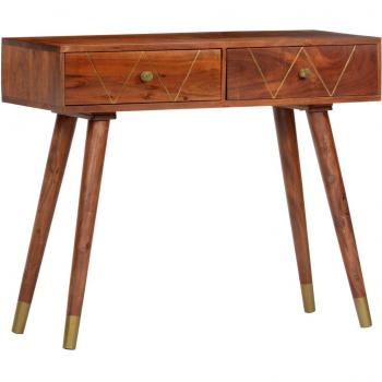 Console Table 90x35x76 cm vidaXL Solid Acacia Wood