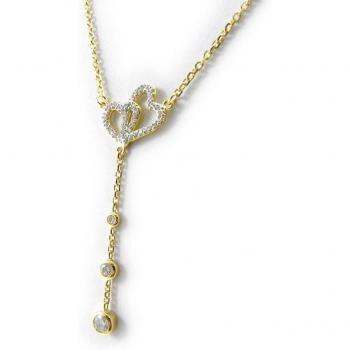 Collier Femme Love en Or Plaqué – Les Trésors de Lily