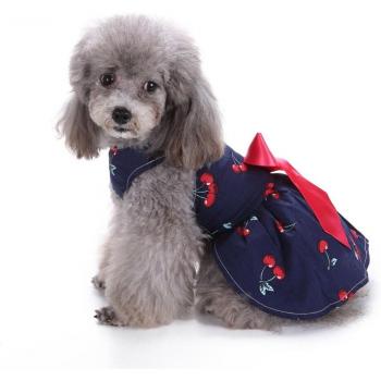 Cherry Print Dog Sundress