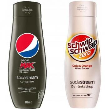 SodaStream Schwip Schwap Zero – Zucchero Zero, Pepsi Max