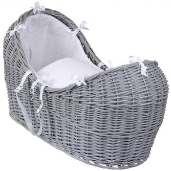 Noah Pod Wicker Baby Crib