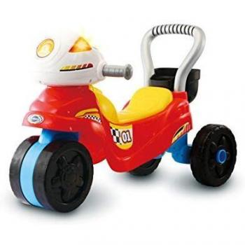 Porteur Vtech Baby Trottinette Moto 3 en 1 avec Musique et Lumière