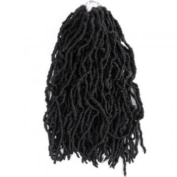 Extensions de cheveux synthétiques bouclées 18 pouces