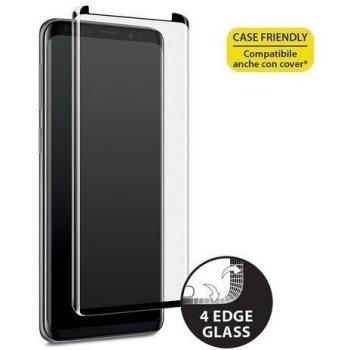 Vetro Temperato Full Edge Premium per Galaxy S9+ 6.2 Nero