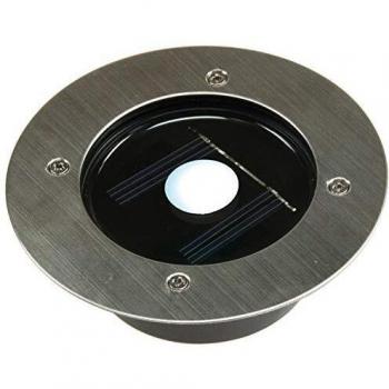 CHILITEC Solar LED-Bodenleuchte CTB-R, IP44, rund Ø 105 mm