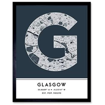 Navy Blue Wee Coo Wall Print