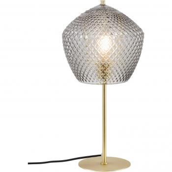 Nordlux Orbiform Lampada da tavolo in vetro fumè-trasparente