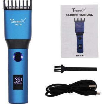 Tondeuse à cheveux électrique, vitesse réglable, affichage LCD, rechargeable USB