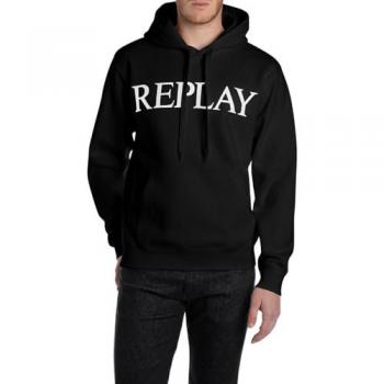 Capucha Negra Replay M3104 para Hombre