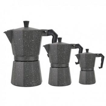 Cafetera Italiana Feel Maestro MR-1666 Aluminio Granito 300 ml 6 Tazas