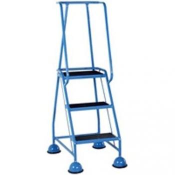 Light Blue 3 Tread Step Ladder Load capacity 125kg 385134 SBY29292