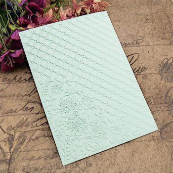Flower Lace Embossing Template for Scrapbooking 12.7x17.8cm