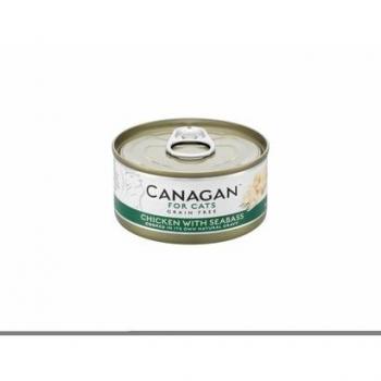 Lata de Comida Húmeda Canagan Pollo con Lubina