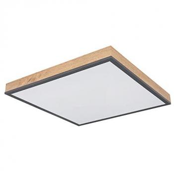 Plafoniera LED effetto legno con telecomando 24W 1500 lumen