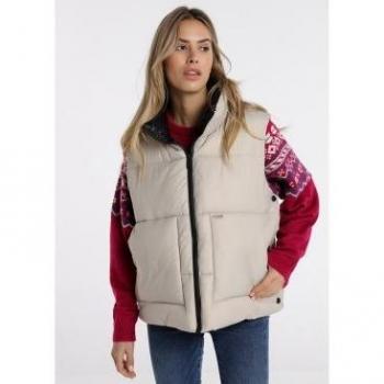 Gilet Acolchado Lois Jeans 131361 Beige