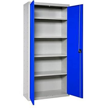 SIMONRACK Taquilla Metálica Profesional 2 Puertas 4 Baldas Interiores Montado