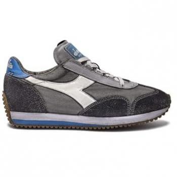 Diadora Sneakers Equipe H in camoscio e canvas used Grigio Taglia 7