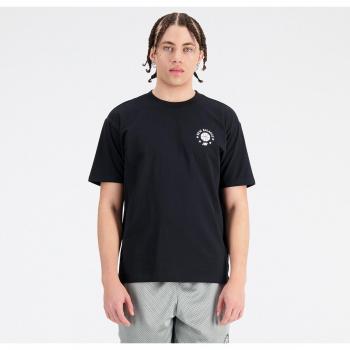 Maglietta A Maniche Corte New Balance Hoops Essentials Nera L
