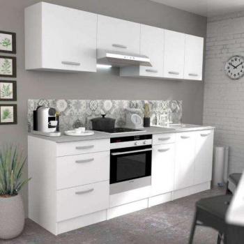 Cocina Modular Completa en Color Blanco