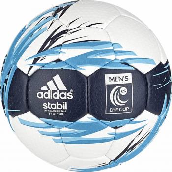 Adidas Handball Stabil EHF Cup Erwachsene Unisex Weiß Marineblau Blau 35 cm