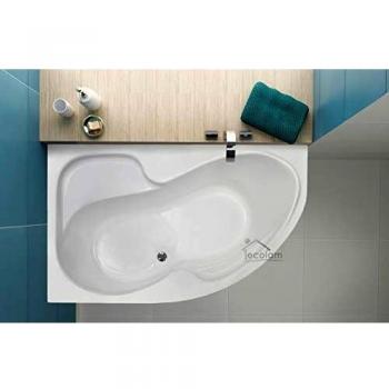 AcrylEck 150 × 100 cm – Links‑Ablauf + Überlauf