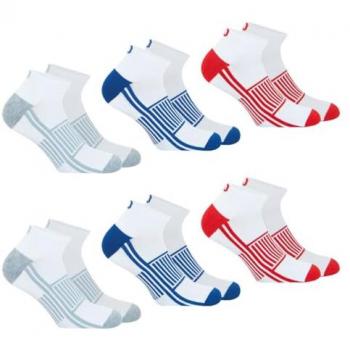 Wilson Sport Chaussettes Homme – Pack 6 pairs blanc