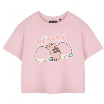 T-shirt Pusheen Pêche Mignonne
