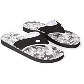 Swish Animal Print Flip‑Flop, Purple – Women's 5