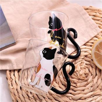 Adorable Cat Water Glass 250ml