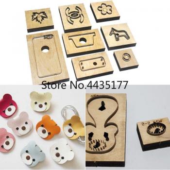 Steel Blade Bear Head Leather Template Tool Set