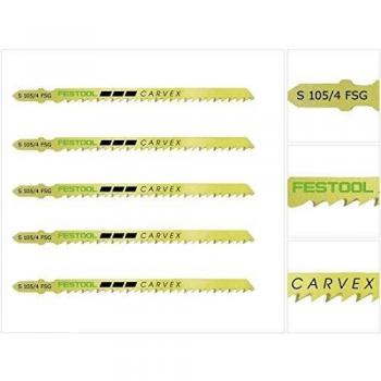 Festool S 105/4 FSG Jigsaw Blades Blister 5 Units