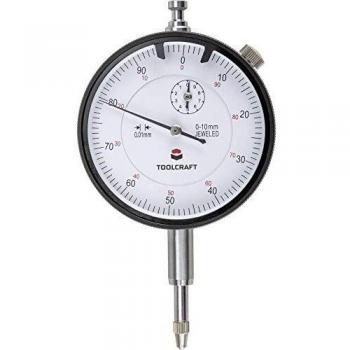 TOOLCRAFT TO-6443499 Messuhr (Ø) 58mm 10mm Ablesung: 0.01mm