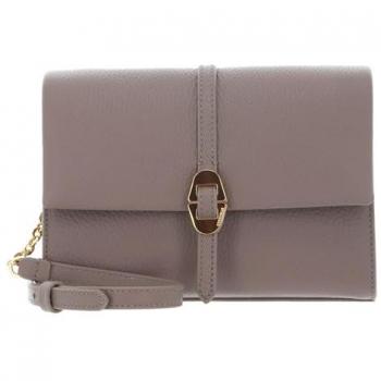 Coccinelle Dorian Umhängetasche aus Leder in Taupe
