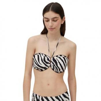 Top Bandeau Reductor Estampa Animal Print Copa C