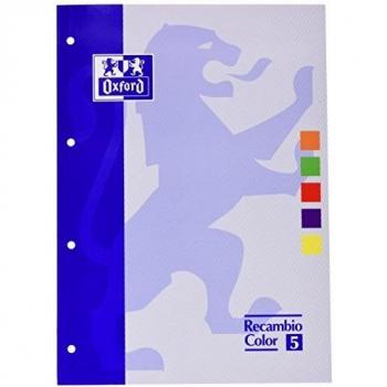 Recharge Bloc Oxford A4 Quadrillé 5, 80 feuilles