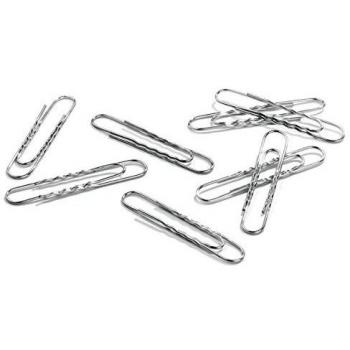 DURABLE Hunke & Jochheim Aktenklammer, Large Metal Document Clip, 70 MM Length, Silver Tone