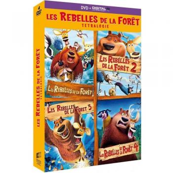 coffret les rebelles de la forêt 4 films