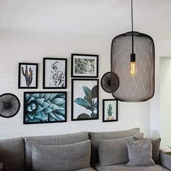Iluminación Modernista Bliss Negra