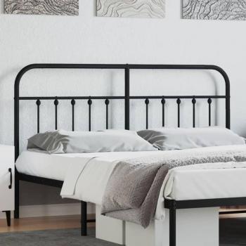 Cabecero Minimalista Negro 160 cm