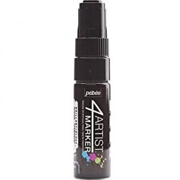 Pebeo 8mm Chisel Nib Black Marker 4Artist