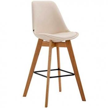 Taburete Metz Crema con Reposapiés