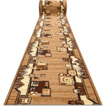 Tapis de Couloir Jaune BCF Morad Szlaczek 60x600 cm