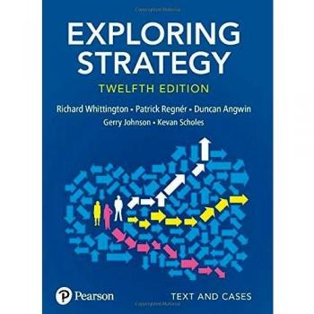 Richard Whittington Exploring Strategy, Text & Cases
