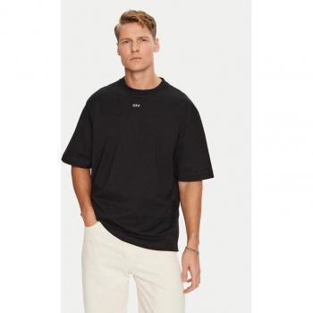 Black Off White XL Men’s Cotton T‑Shirt