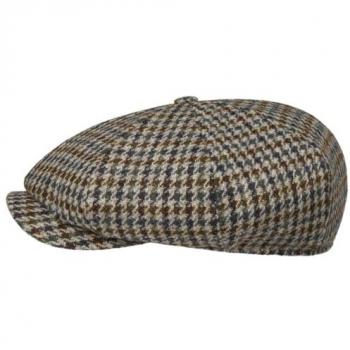 Harris Tweed Houndstooth Cap