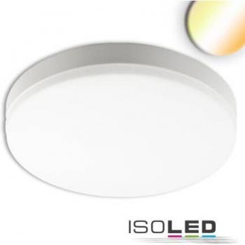 Plafoniera LED 18W Bianco IP54 con ColourSwitch Isoled