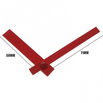 DIY Wall Clock Mechanism with Red Hands